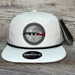 GMC AT4 Topo 3D Classic Rope Hat- White/ Black